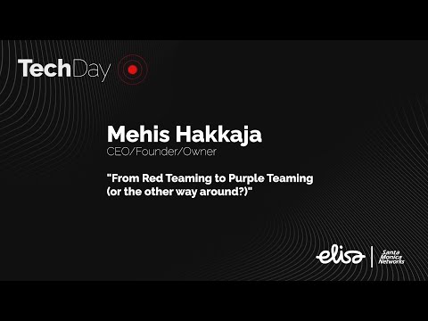 Mehis Hakkaja at TechDay 2020